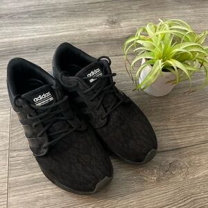 Adidas Black Mesh Sneakers